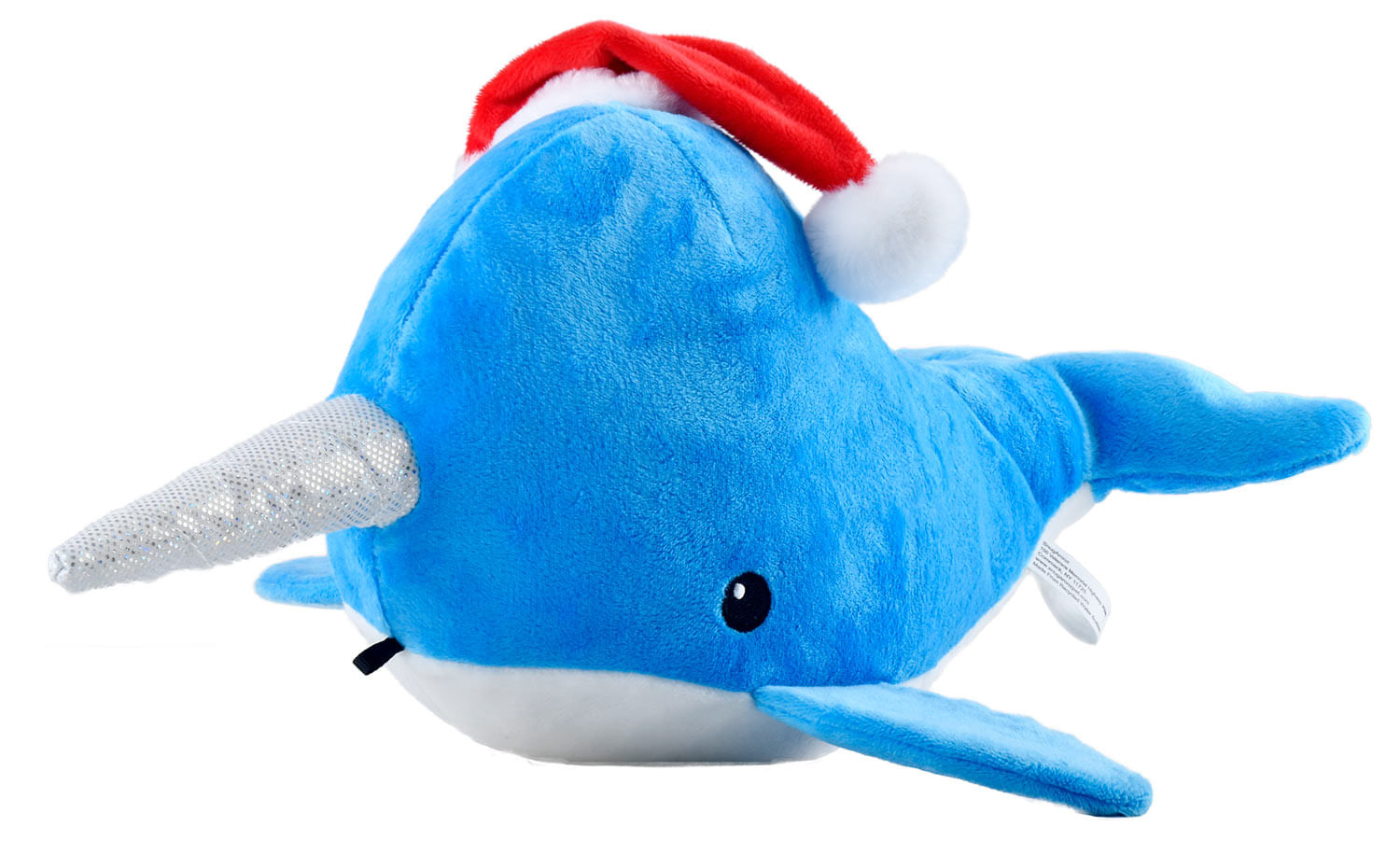 christmas narwhal dog toy