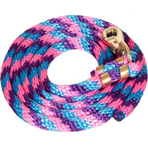 Mustang Poly Colorful Lead Rope, Bull Snap