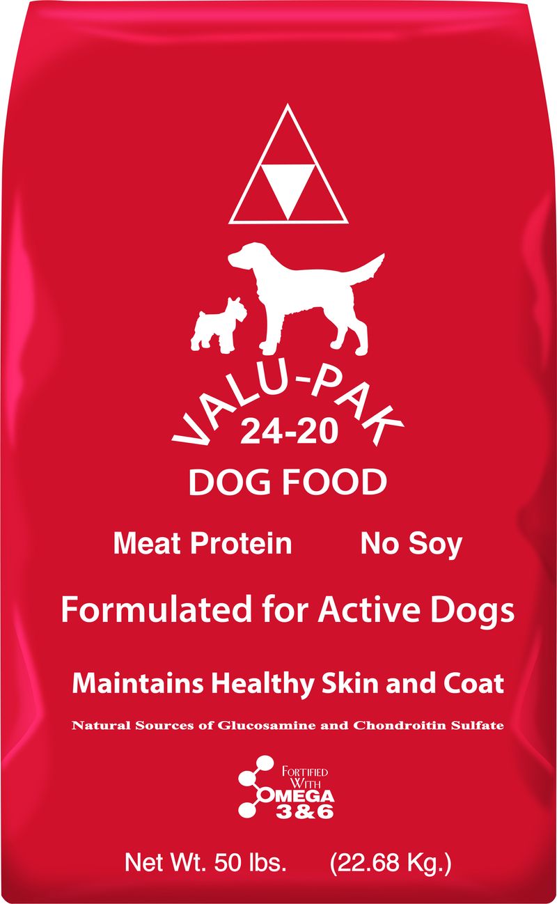 Valu-Pak 24-20 Dry Dog Food (Red Bag), 50 lb - Jeffers