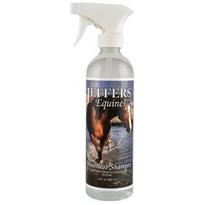 Jeffers Equine Waterless Horse Shampoo, 16oz / gallon