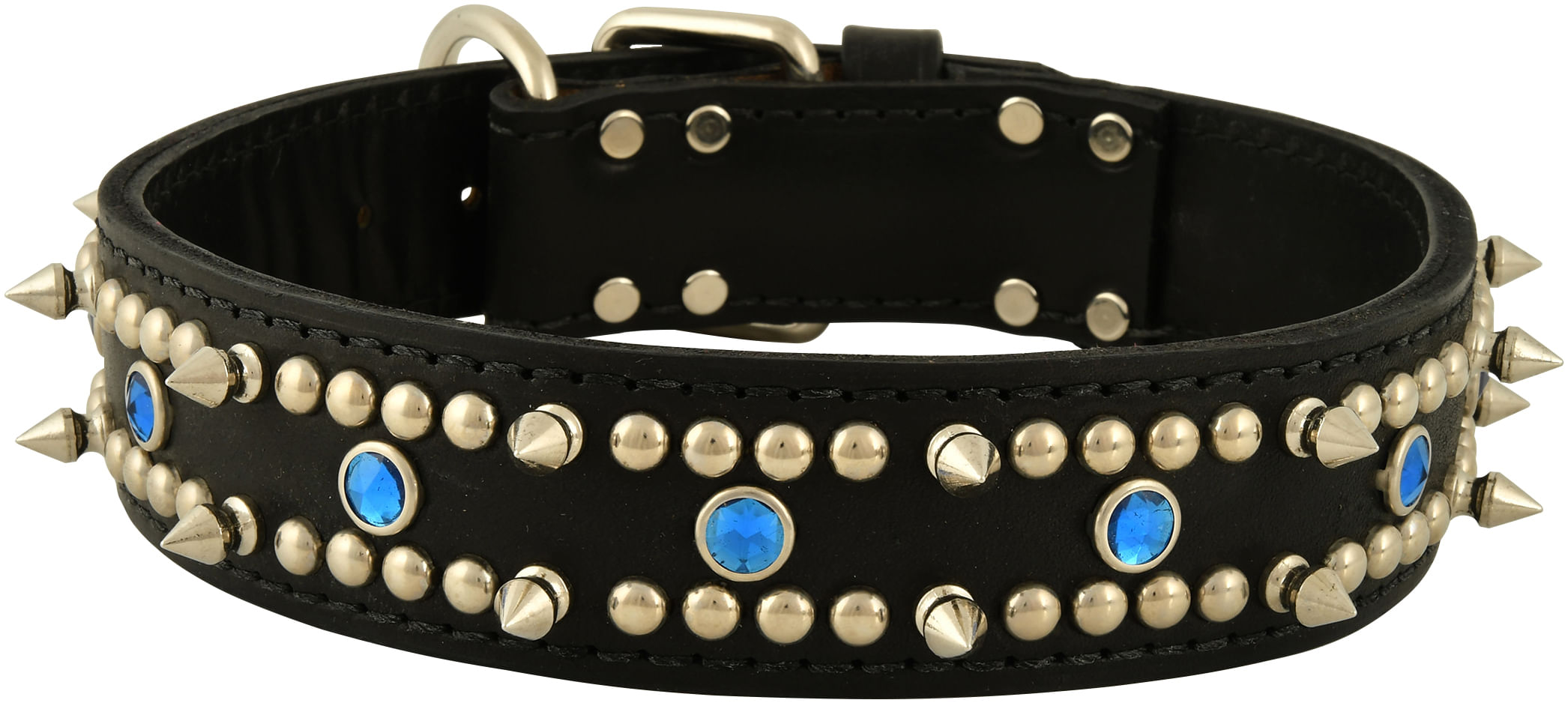 Latigo Protector Spiked, Studded & Jeweled Dog Collar Jeffers