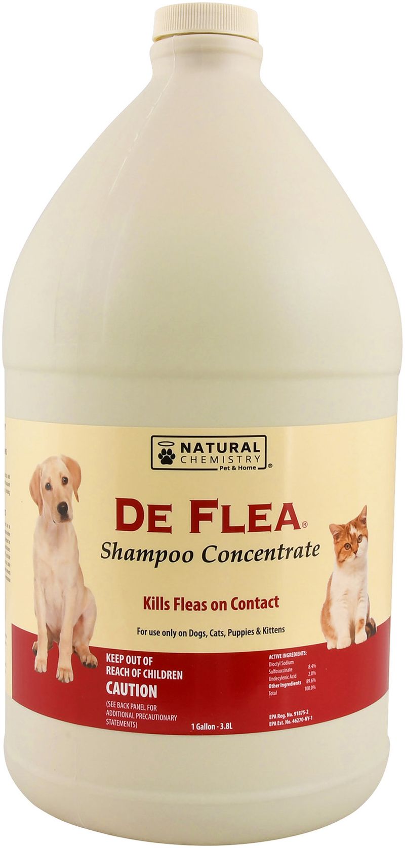 DeFlea Concentrated Flea and Tick Shampoo for Pets (Dogs and Cats