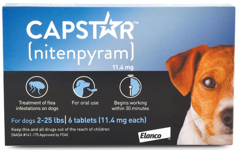 Capstar Oral Flea Treatment for Dogs and Cats - Jeffers