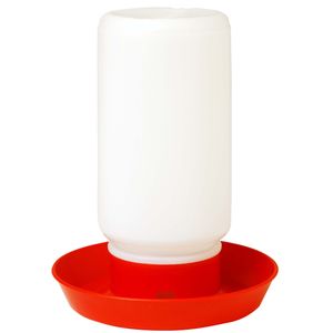 Little Giant Chicken Waterer 1 Qt Plastic Jar and Base