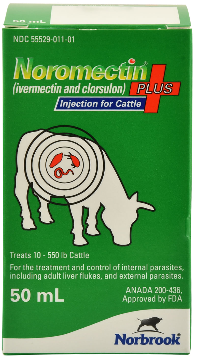 Noromectin Plus Injection Cattle Wormer Jeffers