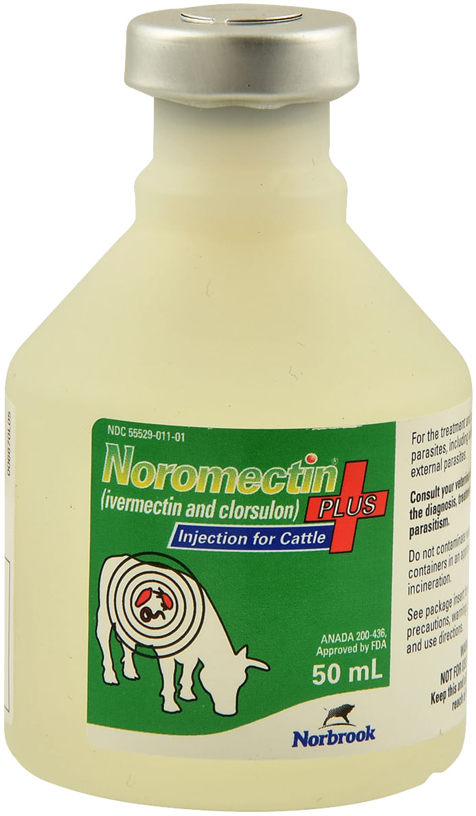 Noromectin Plus Injection Cattle Wormer Jeffers