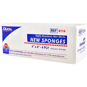 Gauze Sponges (Non Sterile) 4" x 4"