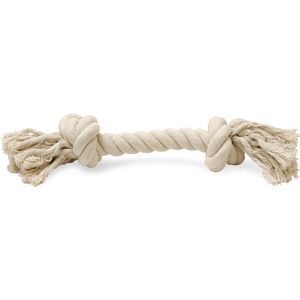 White Rope Bone Dog Toy
