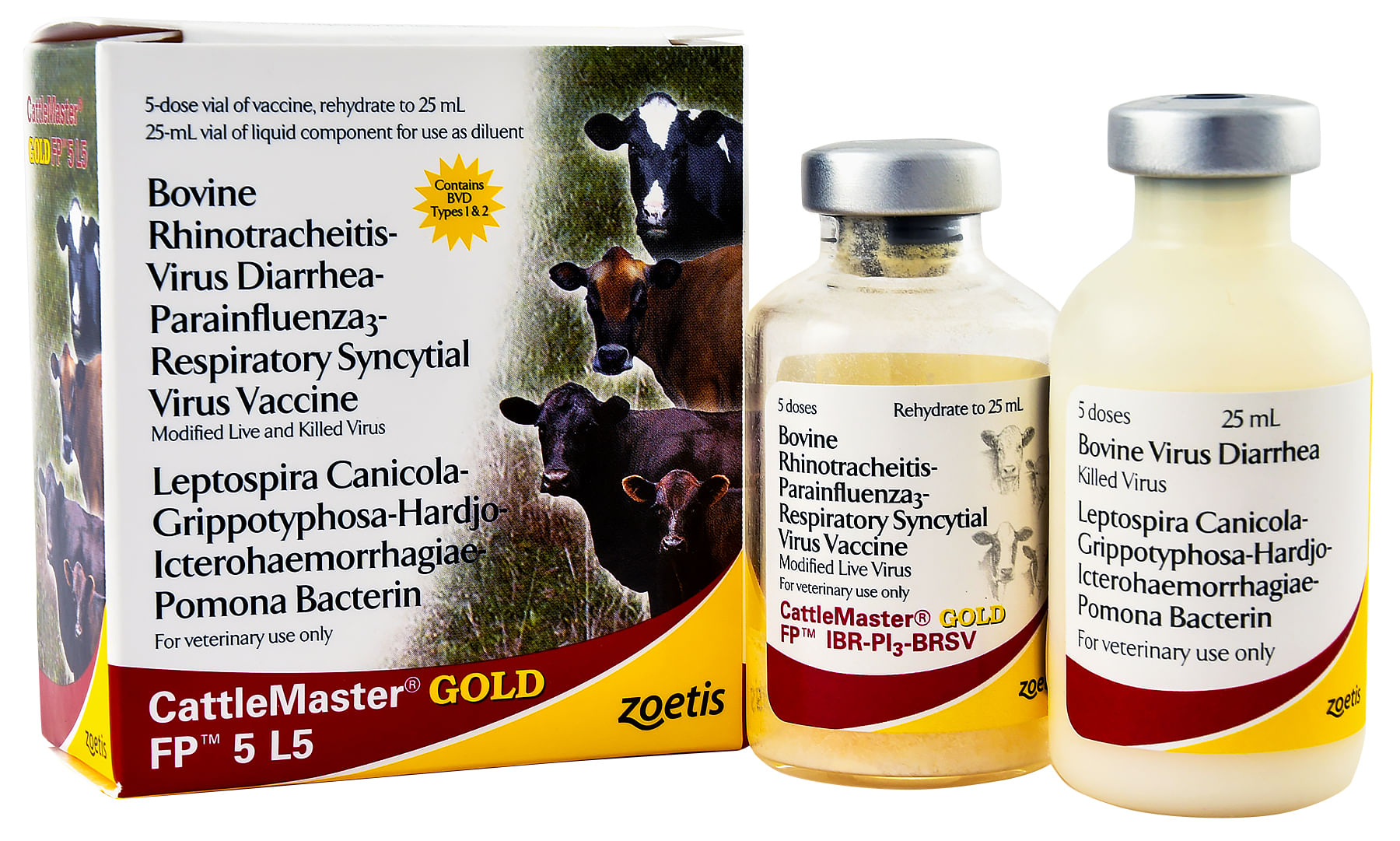 CattleMaster Gold FP 5 L5 Cattle Vaccine with Lepto - Jeffers