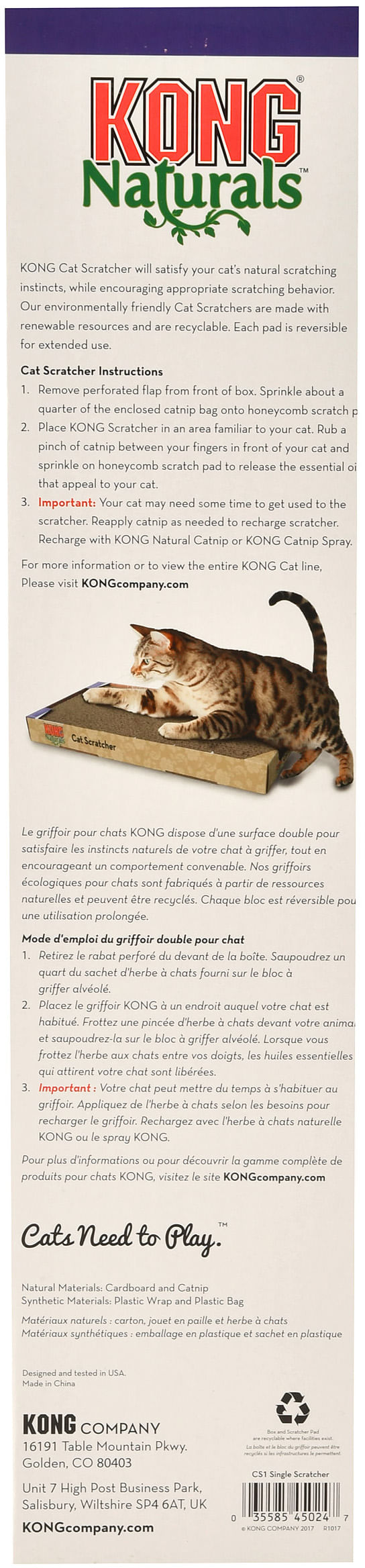 Kong-Naturals-Cat-Scratcher-Single