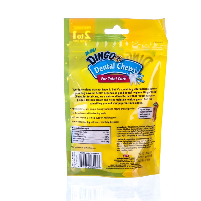 Dingo dental hot sale chews