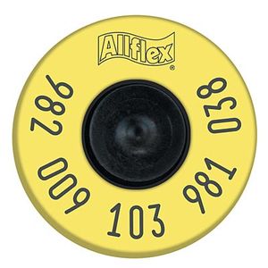 Allflex Standard Performance EID Tags, Yellow