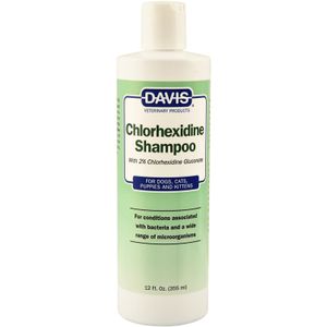 Davis Chlorhexidine (2%) Pet Shampoo for Dogs and Cats