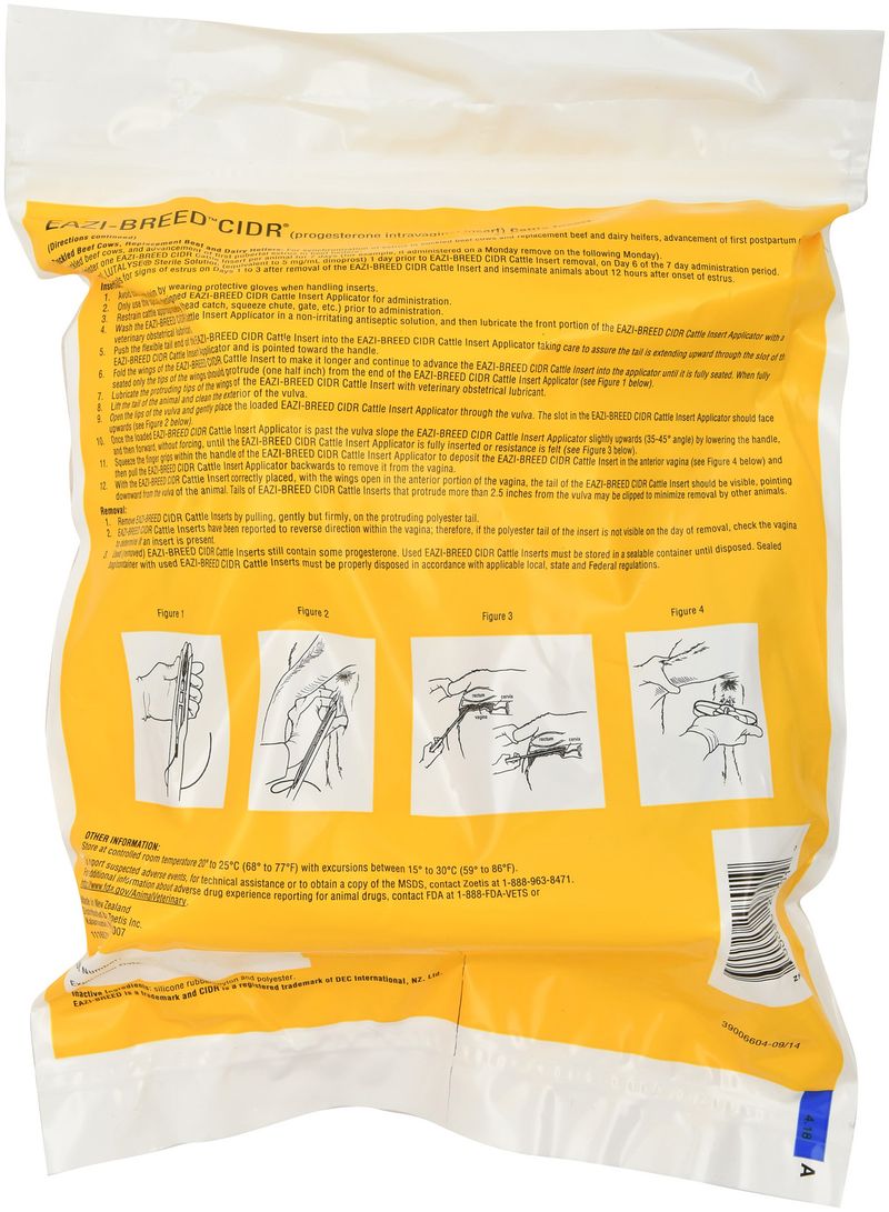EaziBreed CIDR Cattle Inserts & Applicator Jeffers