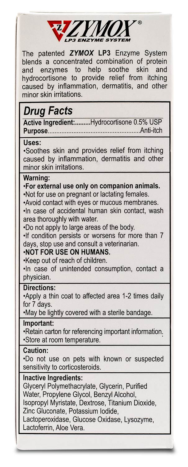 Zymox inflammation relief outlet topical spray