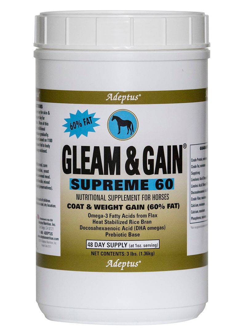 Gleam & Gain® Supreme 60 Horse Supplement Jeffers