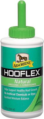 Hooflex Natural Dressing + Conditioner, 15 oz with brush