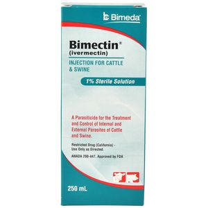 Bimectin Injection (1%) Cattle & Swine Dewormer