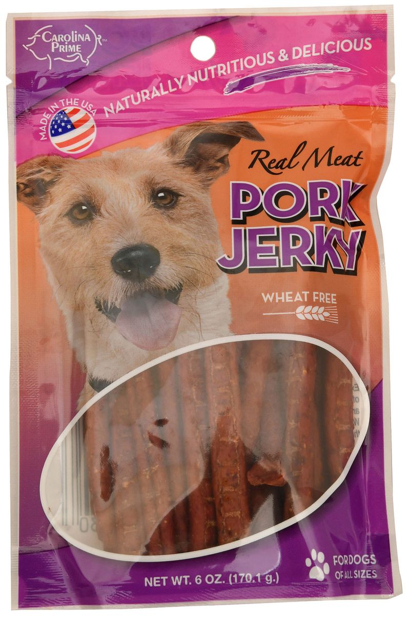 Pork jerky shop for dogs