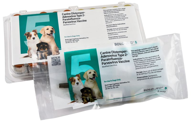 SoloJec 5 (5 Way Dog Vaccine) Jeffers