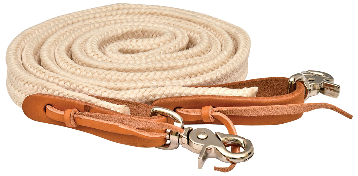 Flat Braided Poly Roping Horse Rein Jeffers