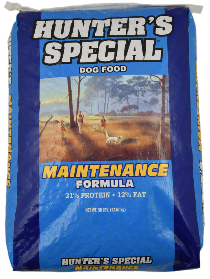 hunters special dog food maintenance formula