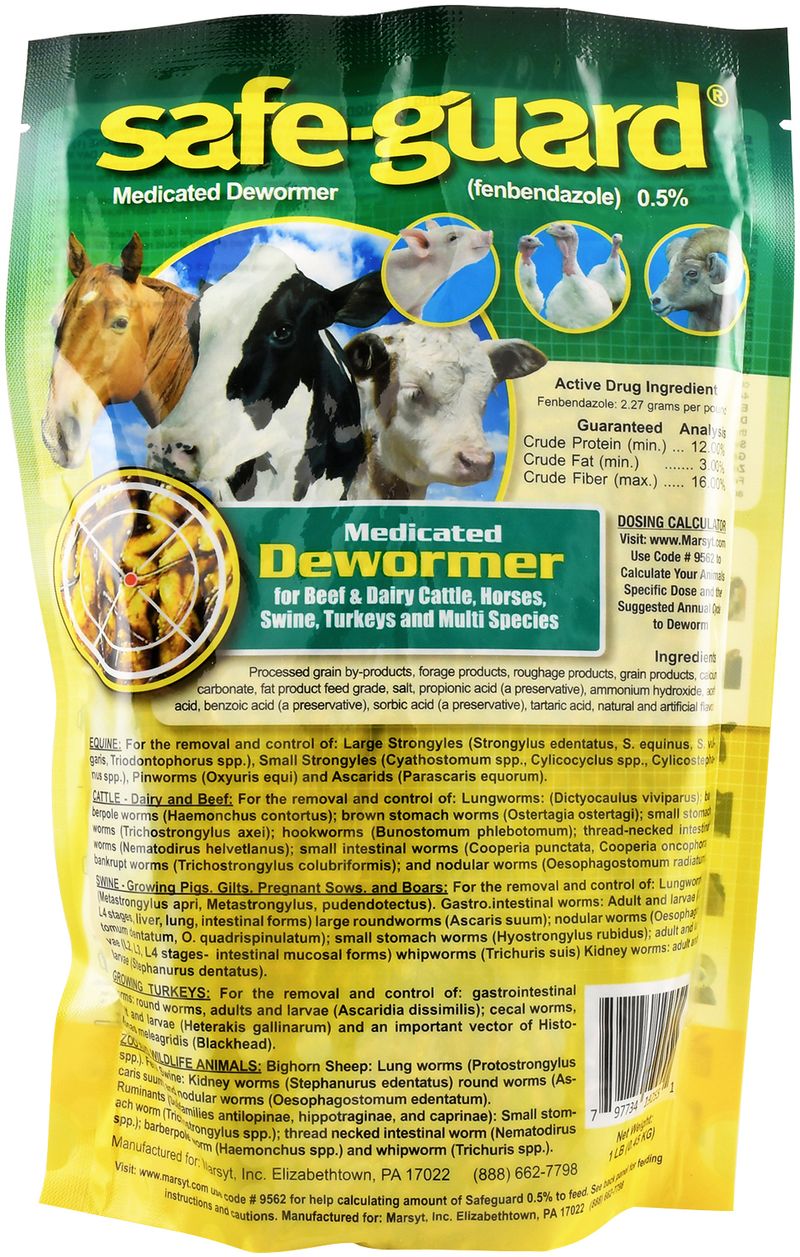 Safeguard 8 clearance in 1 dewormer