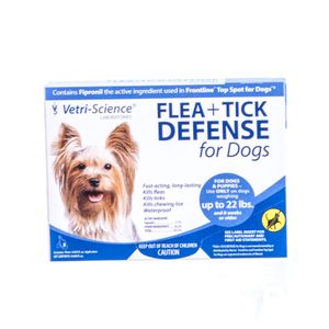 FLEA + TICK DEFENSE for Dogs (6 pack)