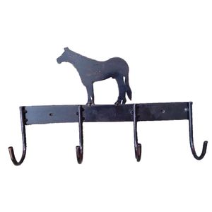 Horse Silhouette Tack Rack