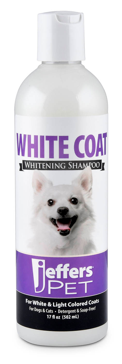 Jeffers White Coat Pet Shampoo for Light Coated Dogs and Cats Jeffers