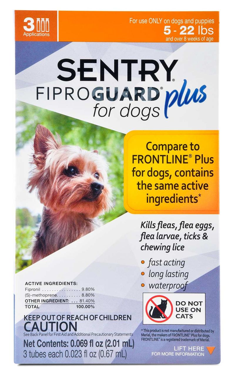 Sentry fiproguard plus 2025 vs frontline plus