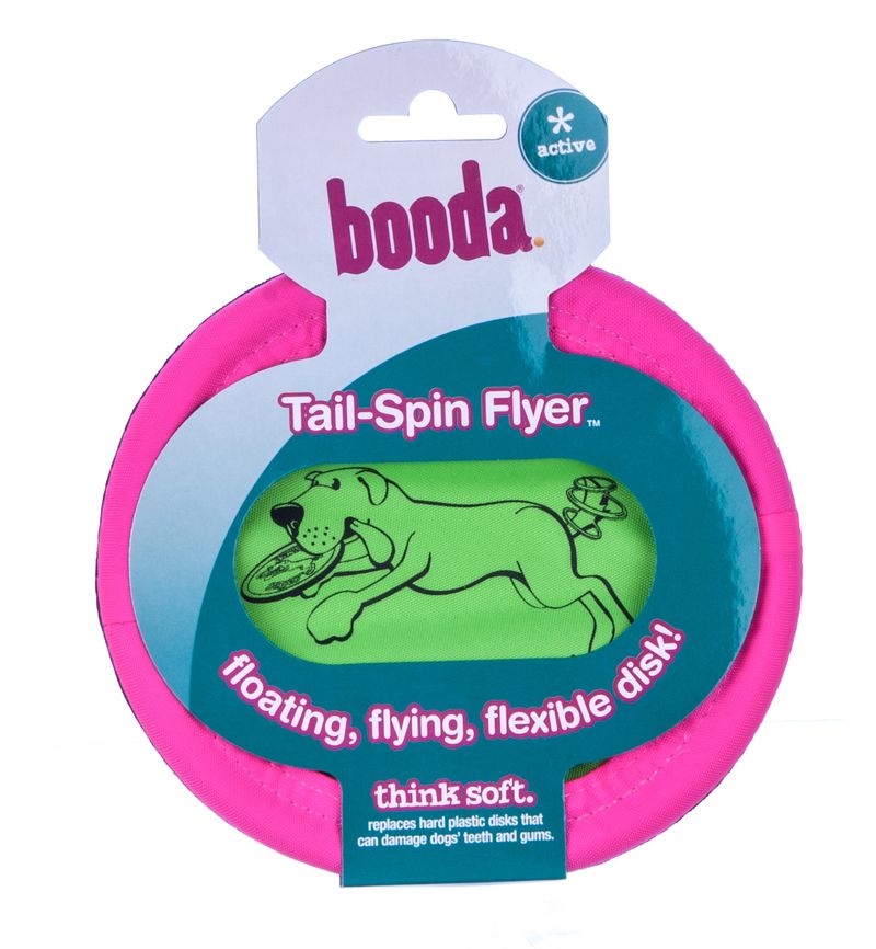 Floppy flyer dog deals frisbee