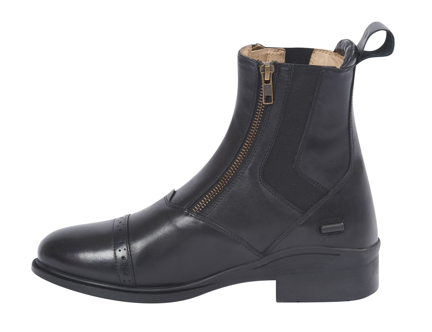 Dublin Evolution Zip Front Black Paddock Boots Jeffers 