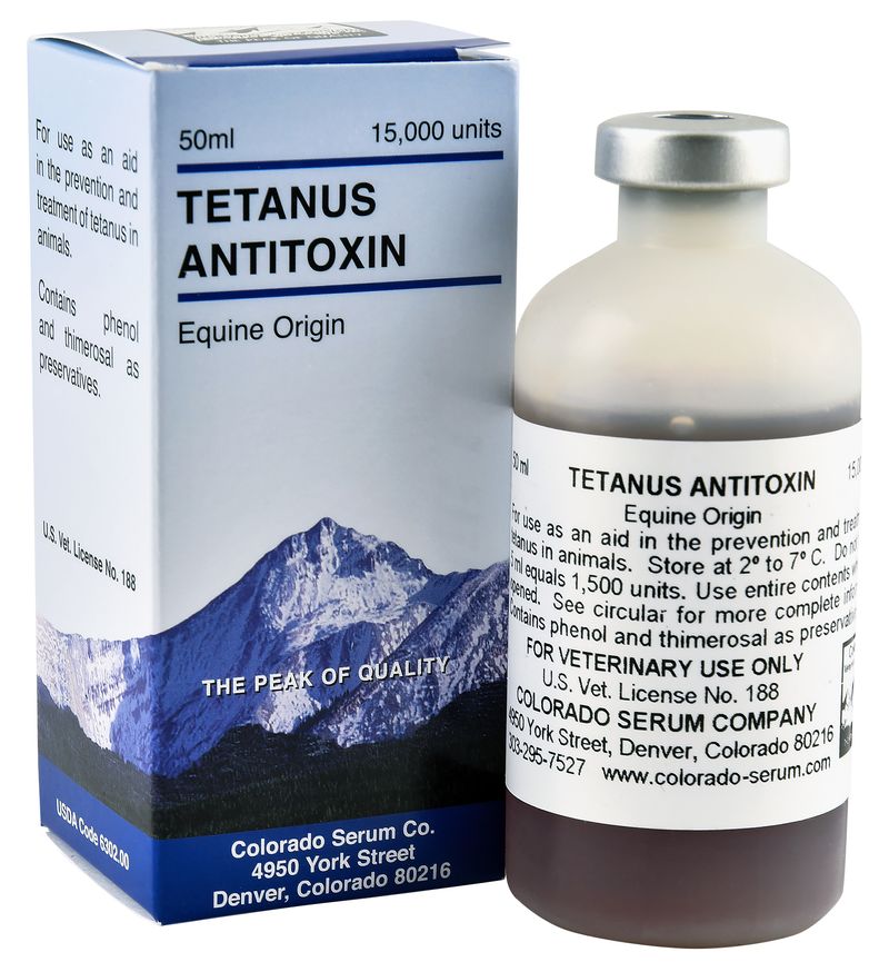 Tetanus Antitoxin By Colorado Serum Jeffers   476335 800 Auto