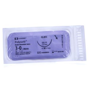 Polysorb Absorbable Sutures w/ Needle