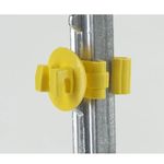 Snug-T-Post-Electric-Fence-Insulator-Yellow
