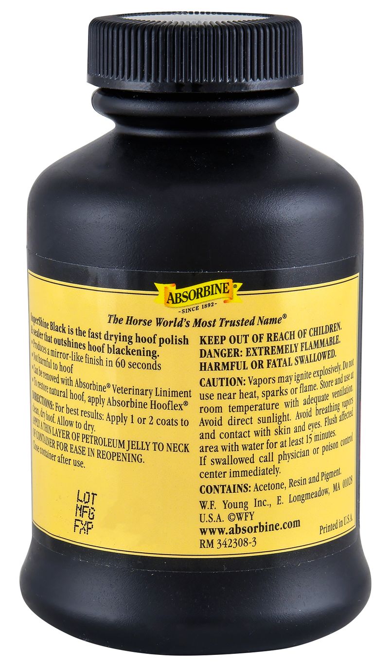 Absorbine SuperShine Horse Hoof Polish and Sealer Jeffers