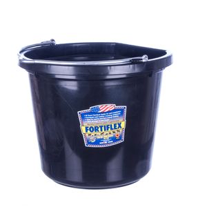Fortiflex Flatback Buckets, Black
