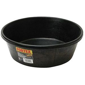 Fortex Rubber Feed Pans, 3 gallon