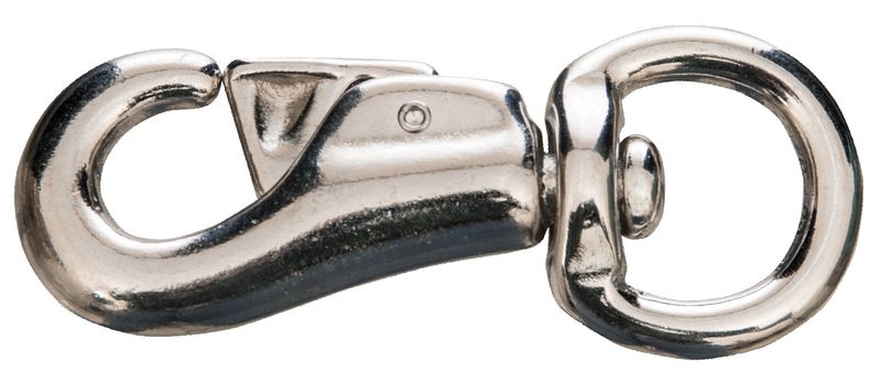 7/8" X 4" Nickel Plated Bull Snap