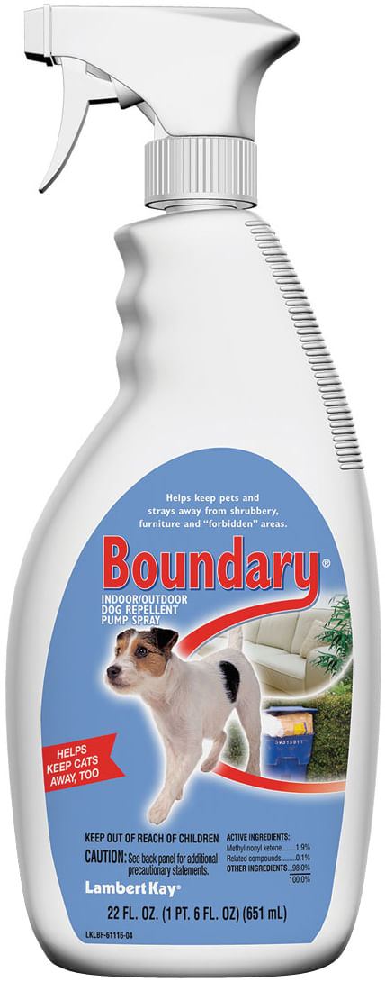 Boundary cat outlet spray