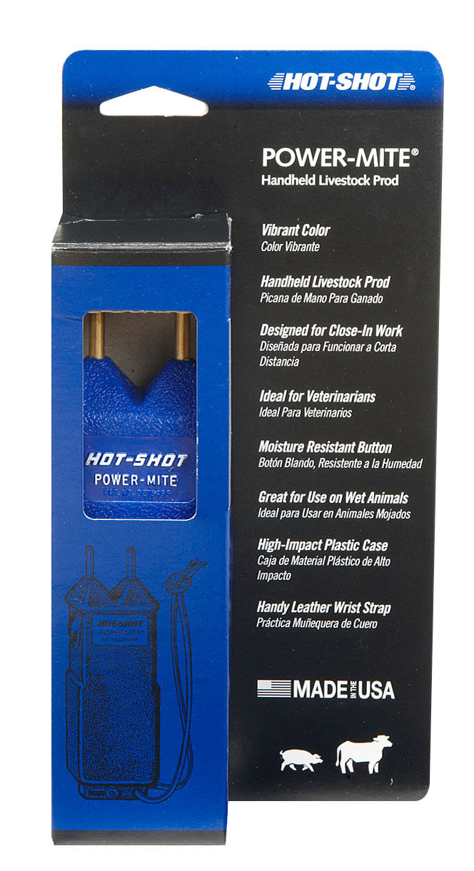 HotShot PowerMite Handheld Cattle Prod Jeffers
