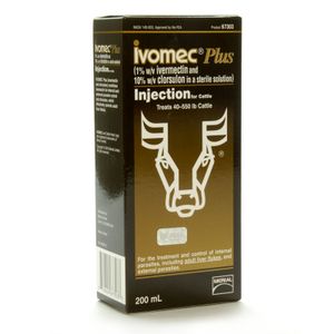 Ivomec Plus Injectable Cattle Wormer