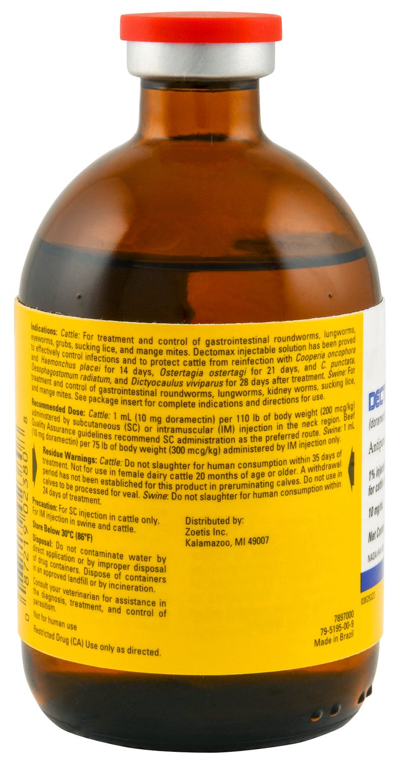 DectoMax Injectable Wormer Jeffers