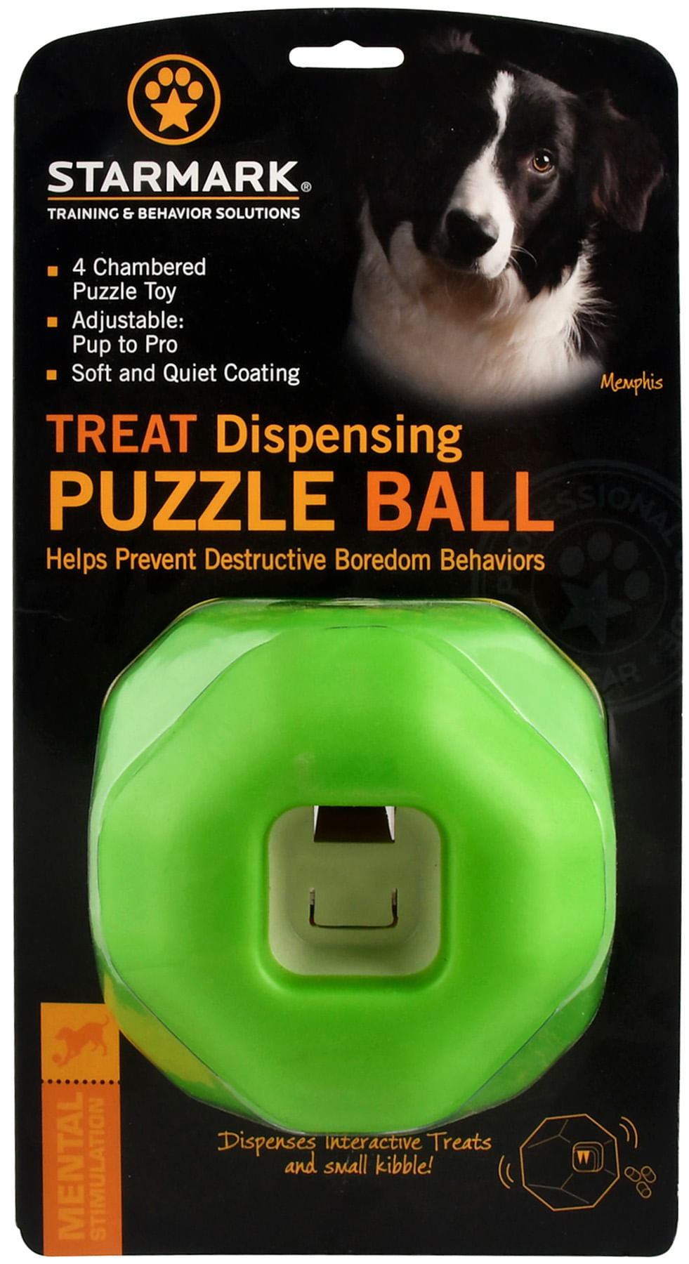 Starmark Treat Dispensing Puzzle Ball - Jeffers