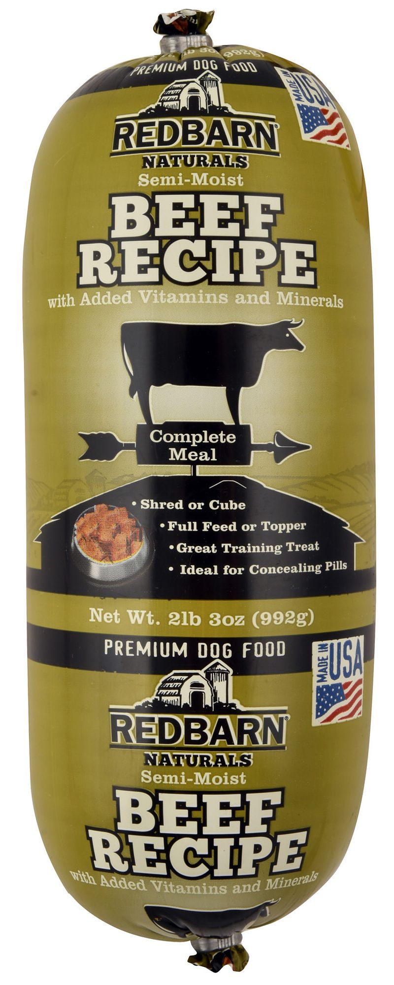 Redbarn Naturals Beef Recipe Dog Food Roll Jeffers