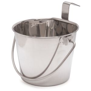 Stainless Steel Flat-Sided Pails