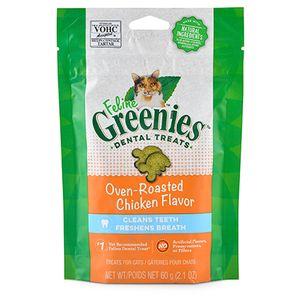 Greenies Feline Dental Treats, 2.1 oz