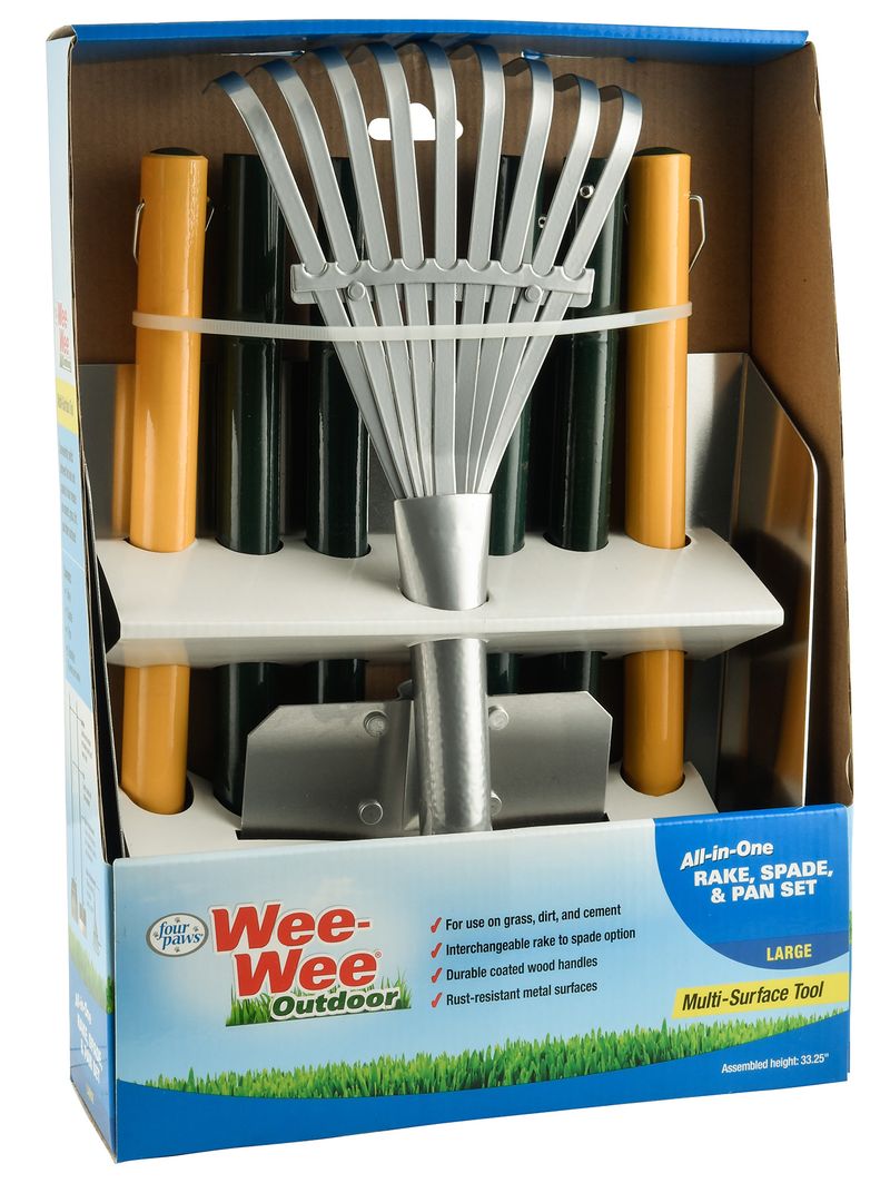 Wee-Wee-Outdoor-All-in-One-Rake-Spade---Pan-Set