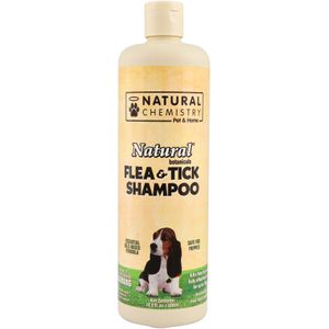 Natural Flea and Tick Shampoo, 16.9 oz
